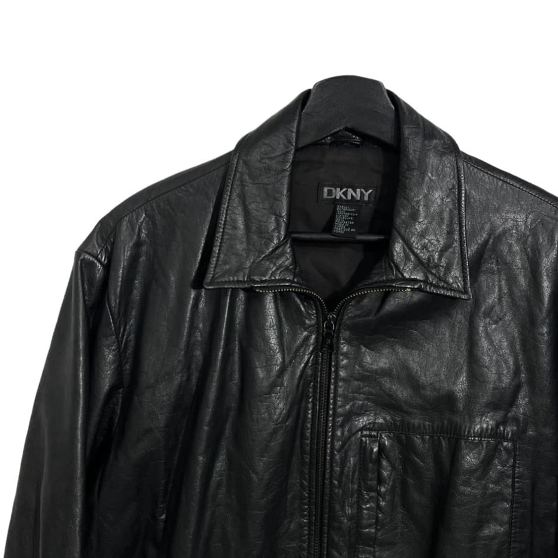 DKNY 리얼레더 집업 자켓 상품이미지5