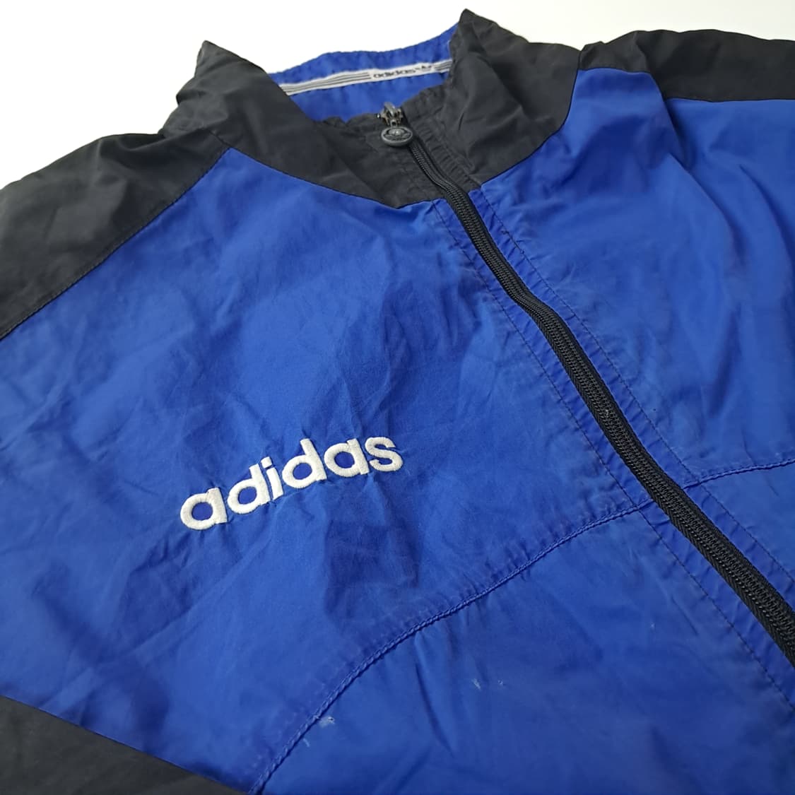 CK511 L 아디다스 90s 오리지널 블루 바람막이 자켓 상품이미지3