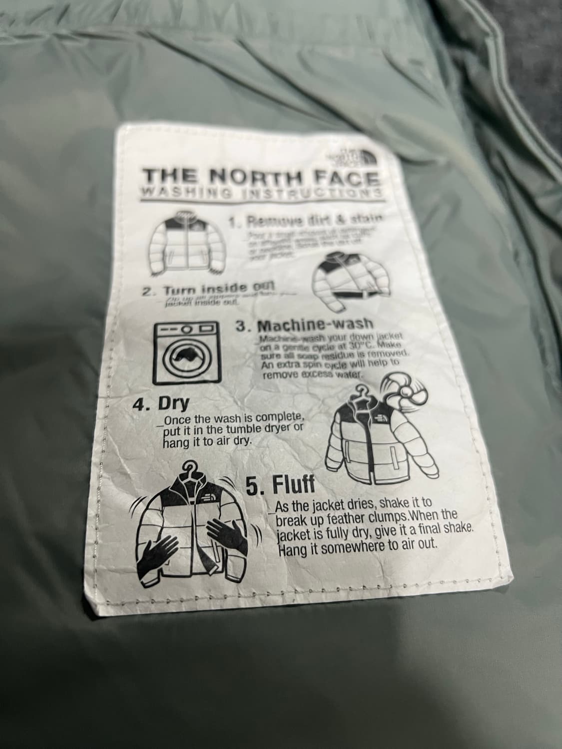 [XXL] 노스페이스 화이트 라벨 노벨티 눕시 다운 자켓 아보카도 상품이미지7