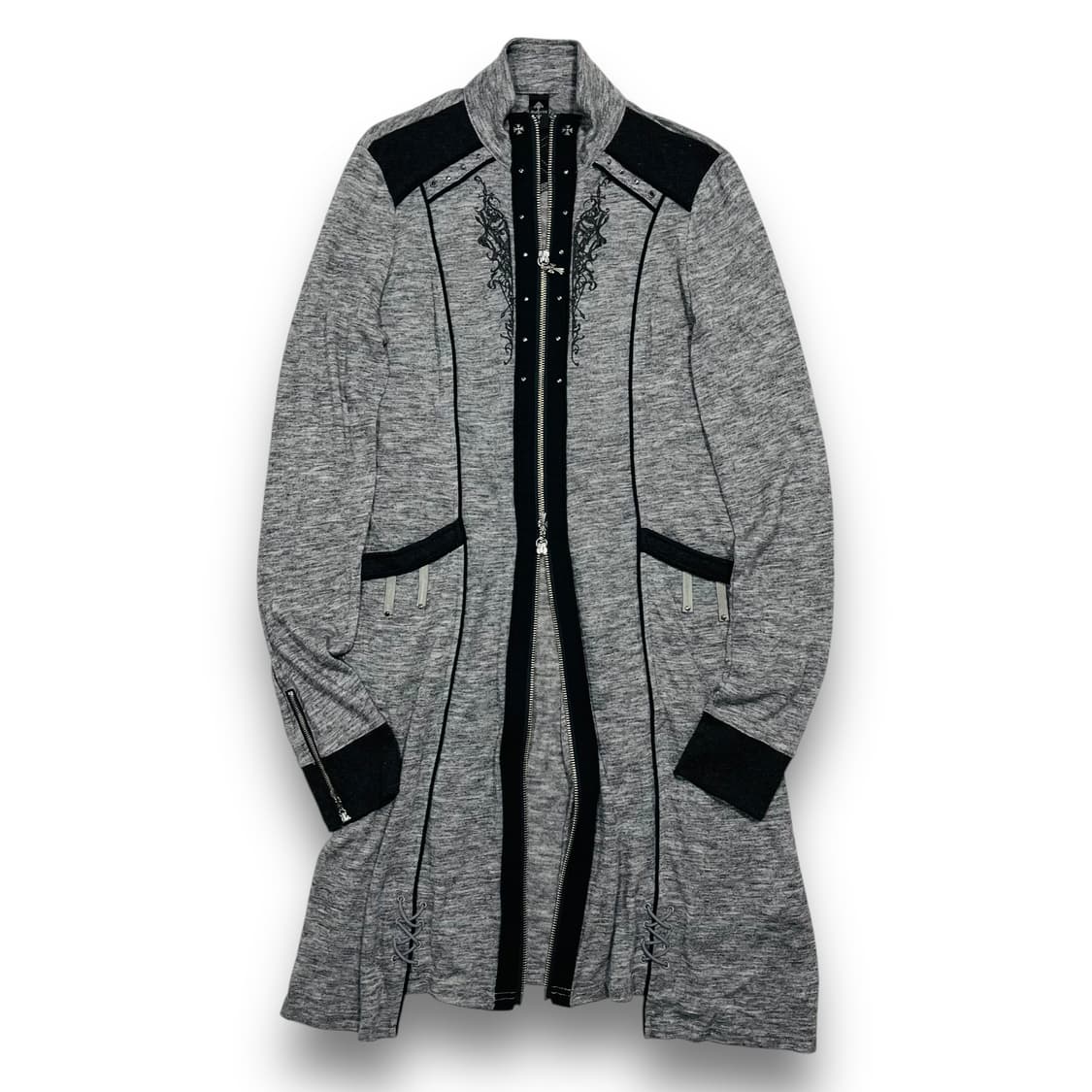 Ozz Croce Punk Stud Tribal Dress Jacket 상품이미지1