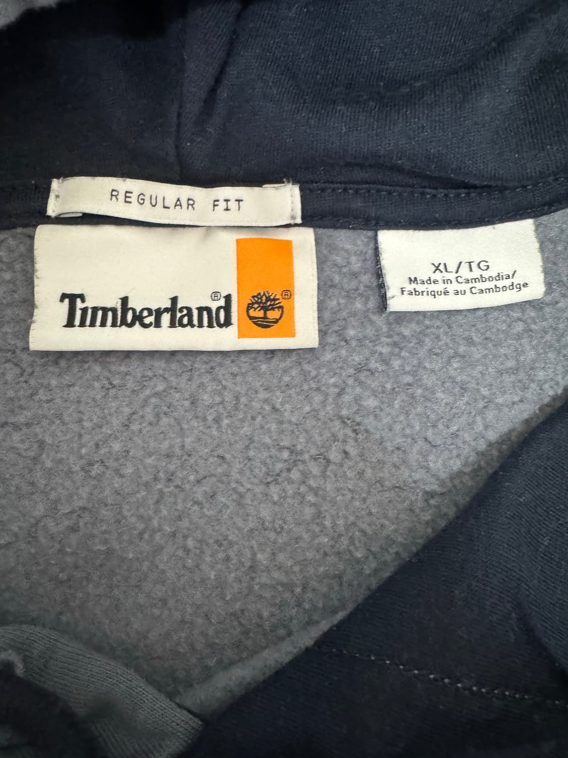팀버랜드 NORTHWOOD 로고 정품 후드티 XL 상품이미지4
