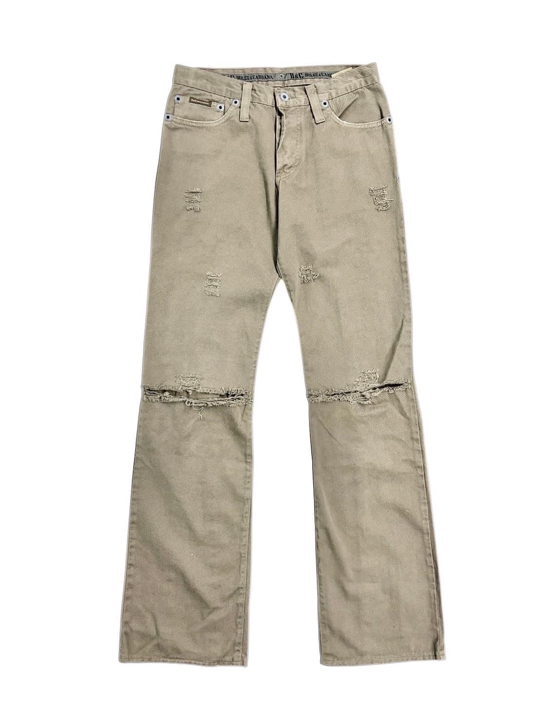 돌체엔가바나 디스트레스 플레어 데님 상품이미지4