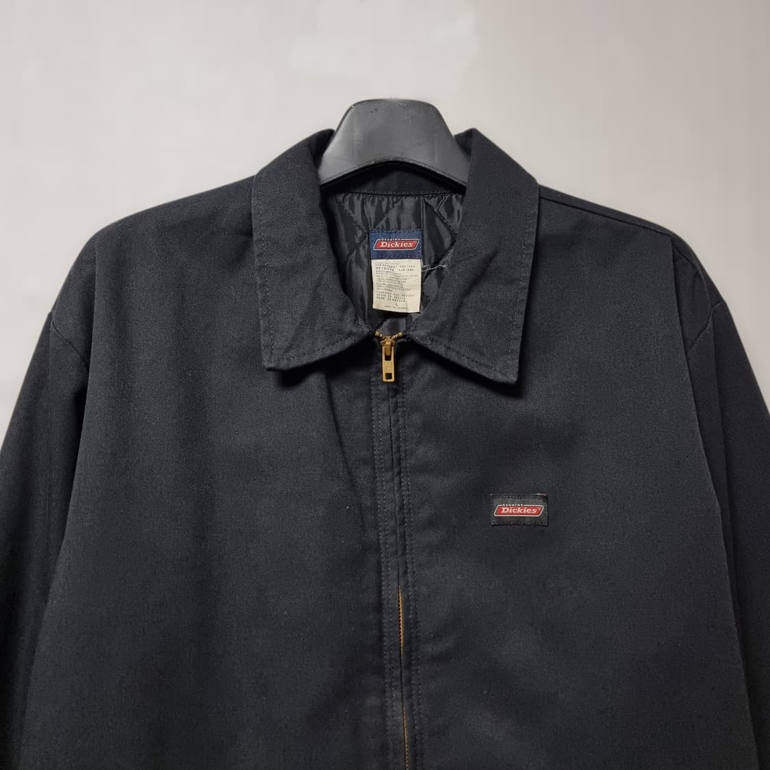 디키즈 블랙 퀼팅 안감 워크 자켓 100 상품이미지3