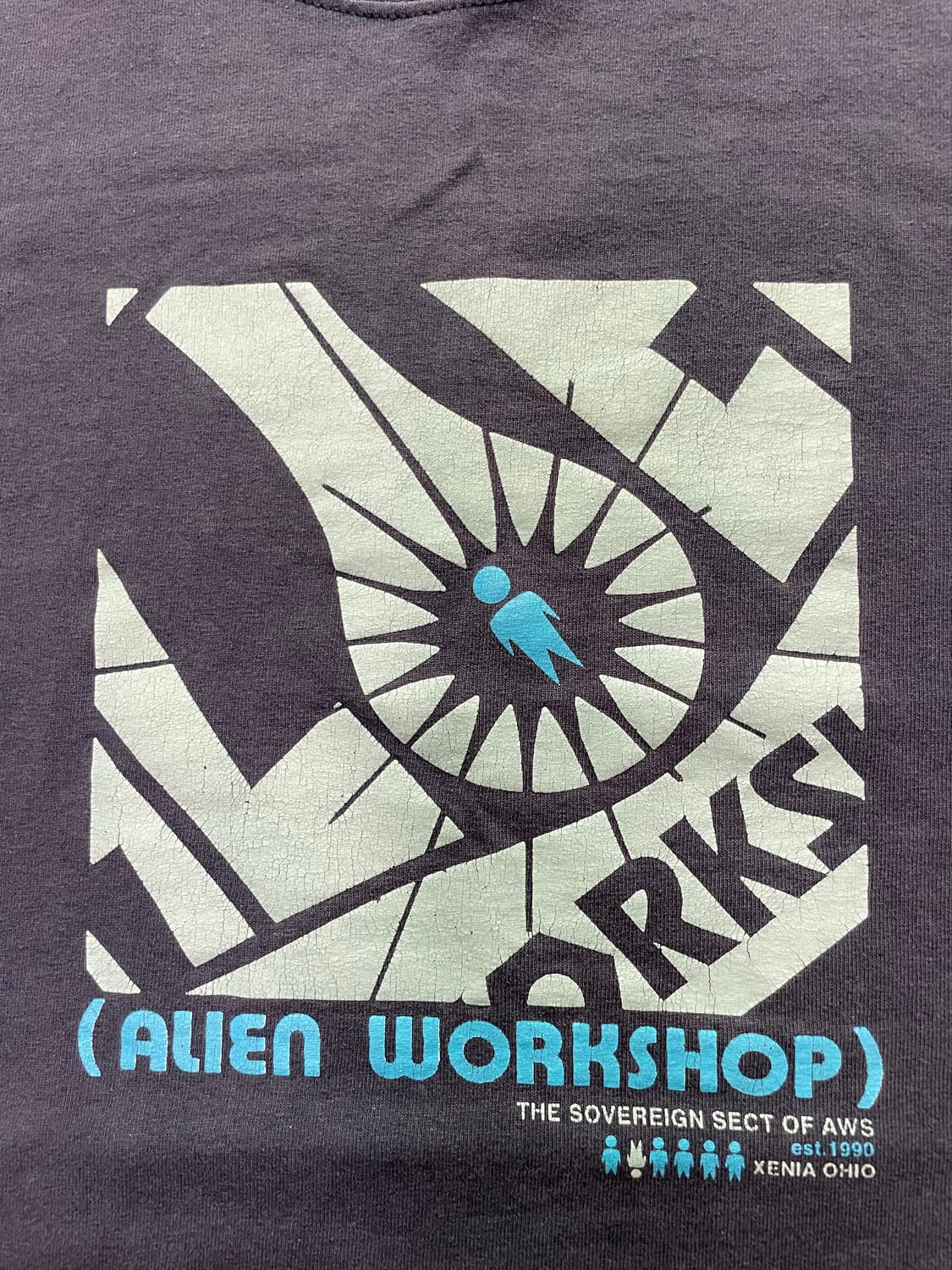 90s alien workshop 에일리언 워크샵 반팔 티셔츠 상품이미지3