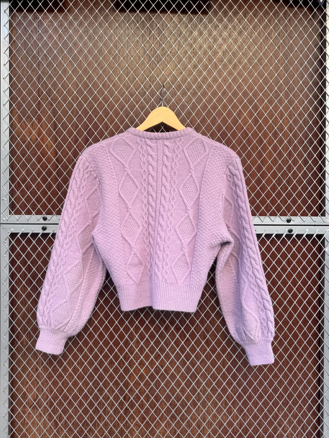 IM 잇미샤 케이블 꽈배기 니트 가디건 S 상품이미지5