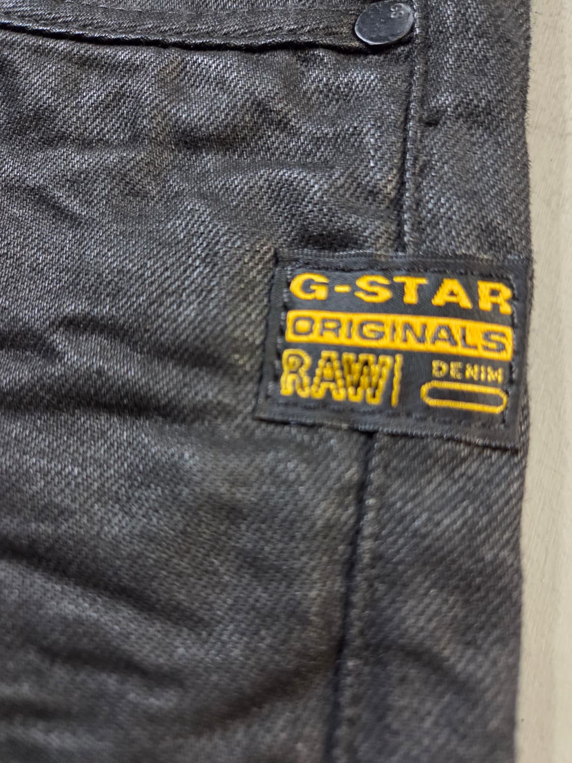 G-Star Raw 블랙 데님 바지(W30/L32) 상품이미지5