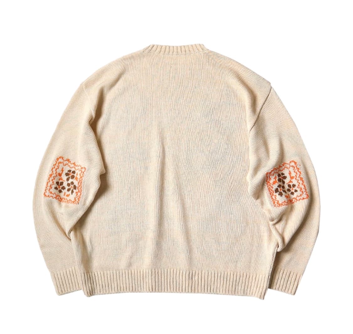 캐피탈 5G 코튼 니트 쿠키 크루 스웨터 키나리 상품이미지2