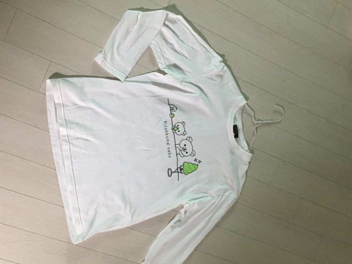 일본 공식 리락쿠마 티셔츠 L 상품이미지2