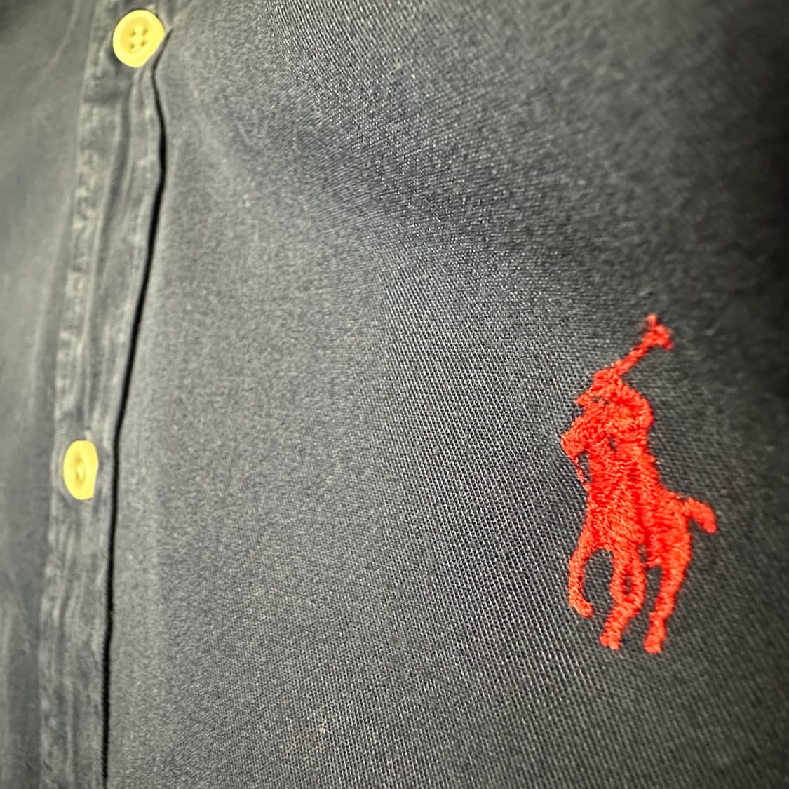 POLO RALPH LAUREN oxford shirt navy 상품이미지3