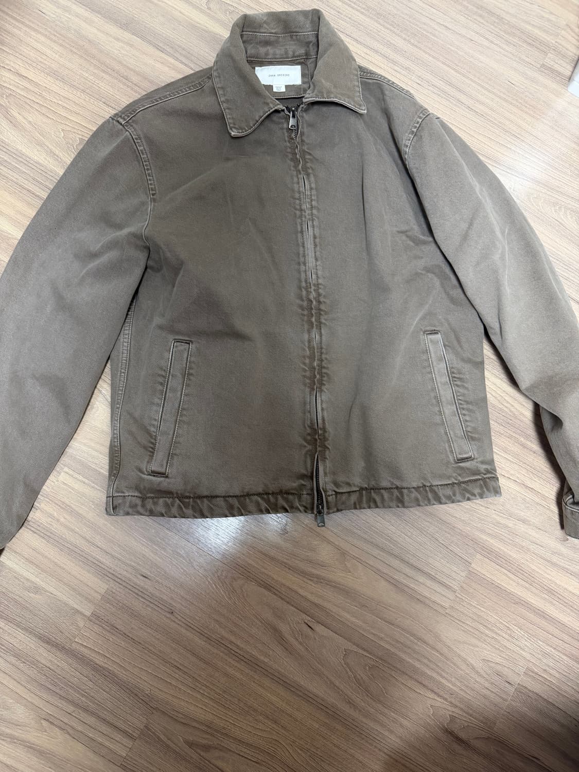 자라 데님 지퍼 재킷 상품이미지2