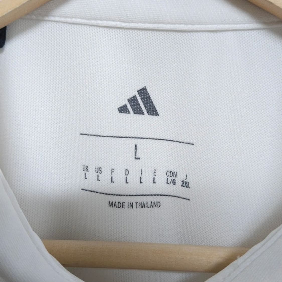 110 ADIDAS 아디다스 골프 플라워 패턴 기능성 반팔 카라티 화이트 상품이미지4