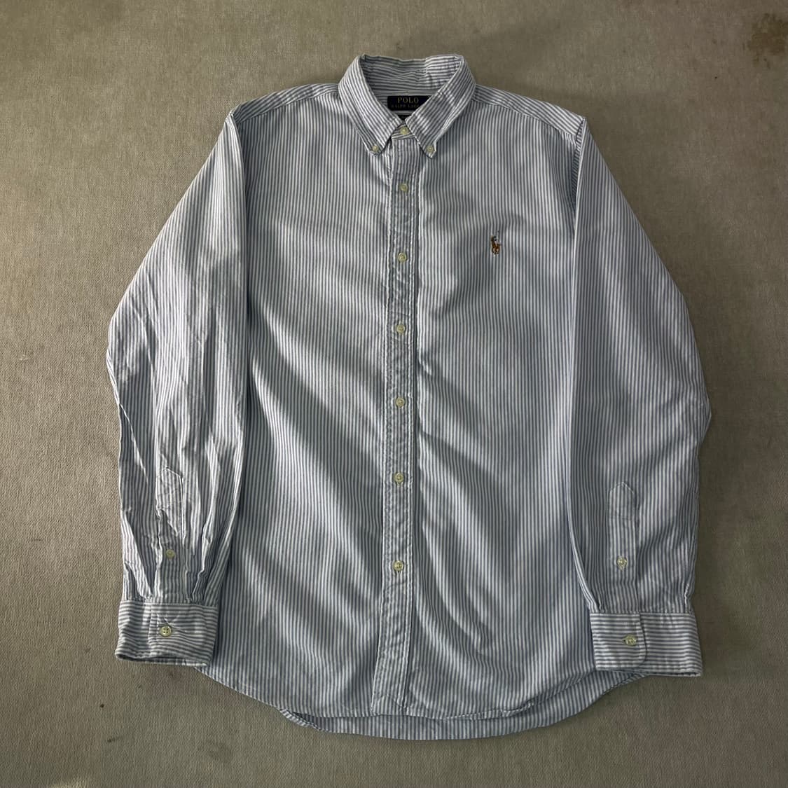 100 폴로랄프로렌 신형라벨 스트라이프 셔츠 상품이미지1