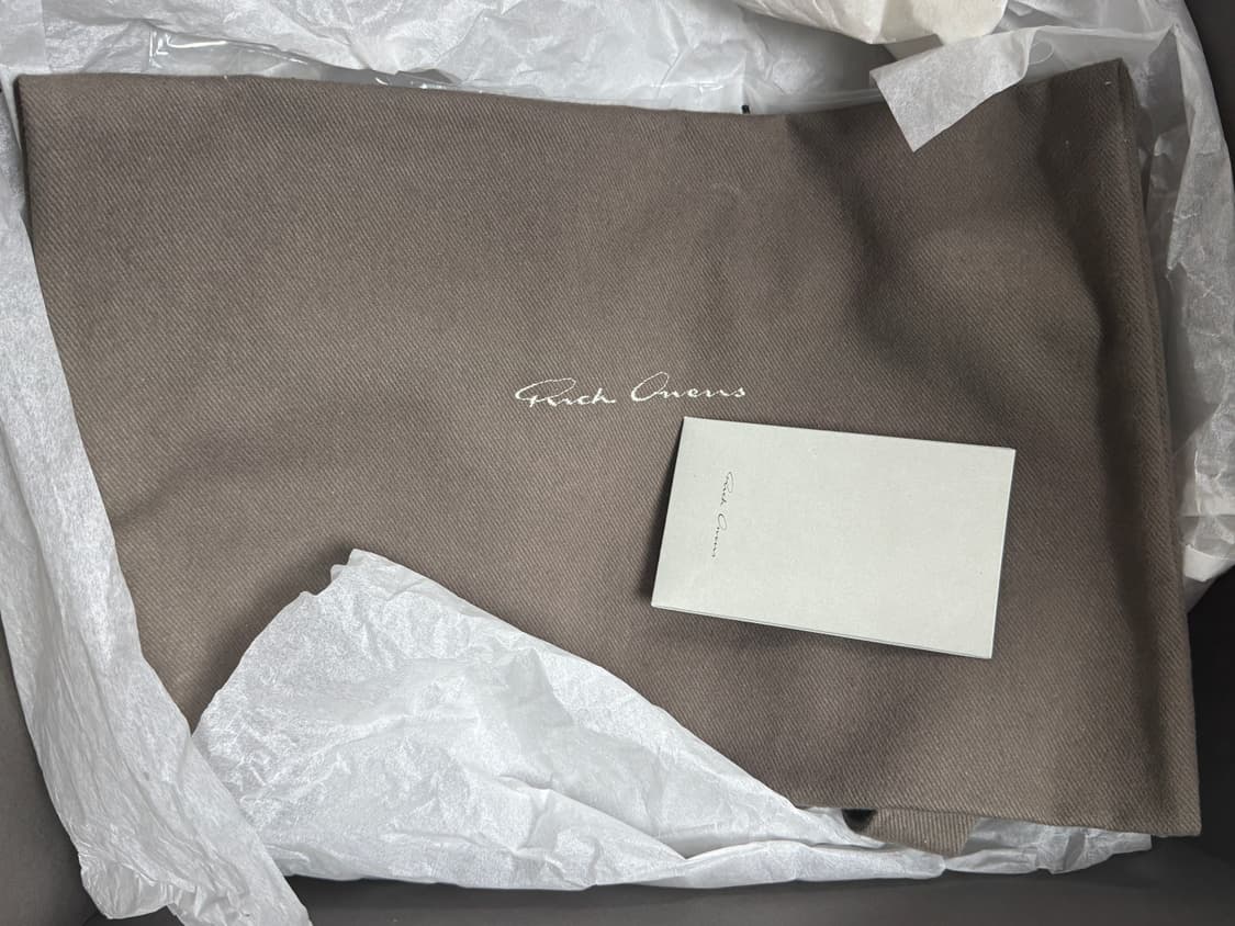 23FW 릭오웬스 라몬즈 하이 LPO 43 (RU02C7890) 상품이미지6