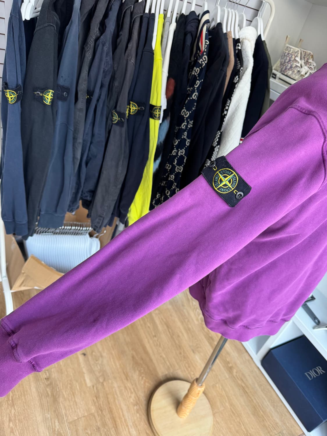 [새상품급,xl] 스톤아일랜드 퍼플 맨투맨 상품이미지2