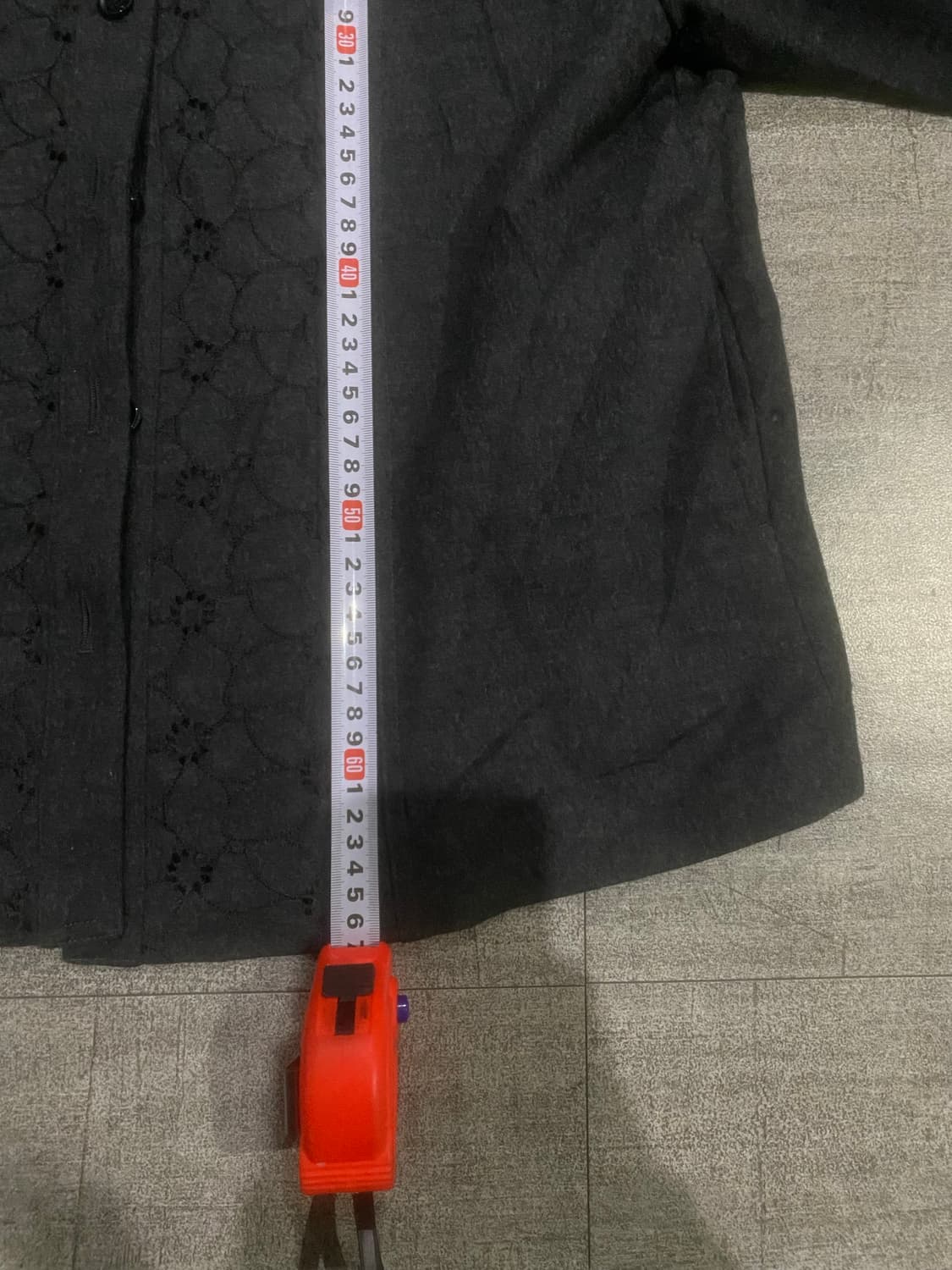 일본빈티지 Peanlfahicn 하구미모리걸 할메카지 플라워패턴 자켓 상품이미지4