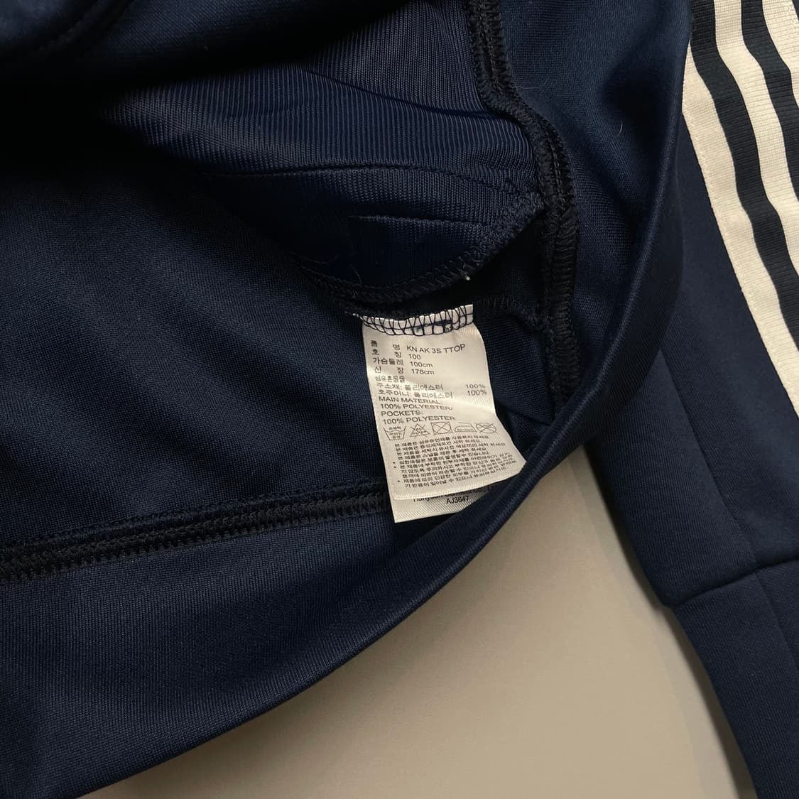 아디다스 트랙탑 져지 네이비 100 [041604] 상품이미지8