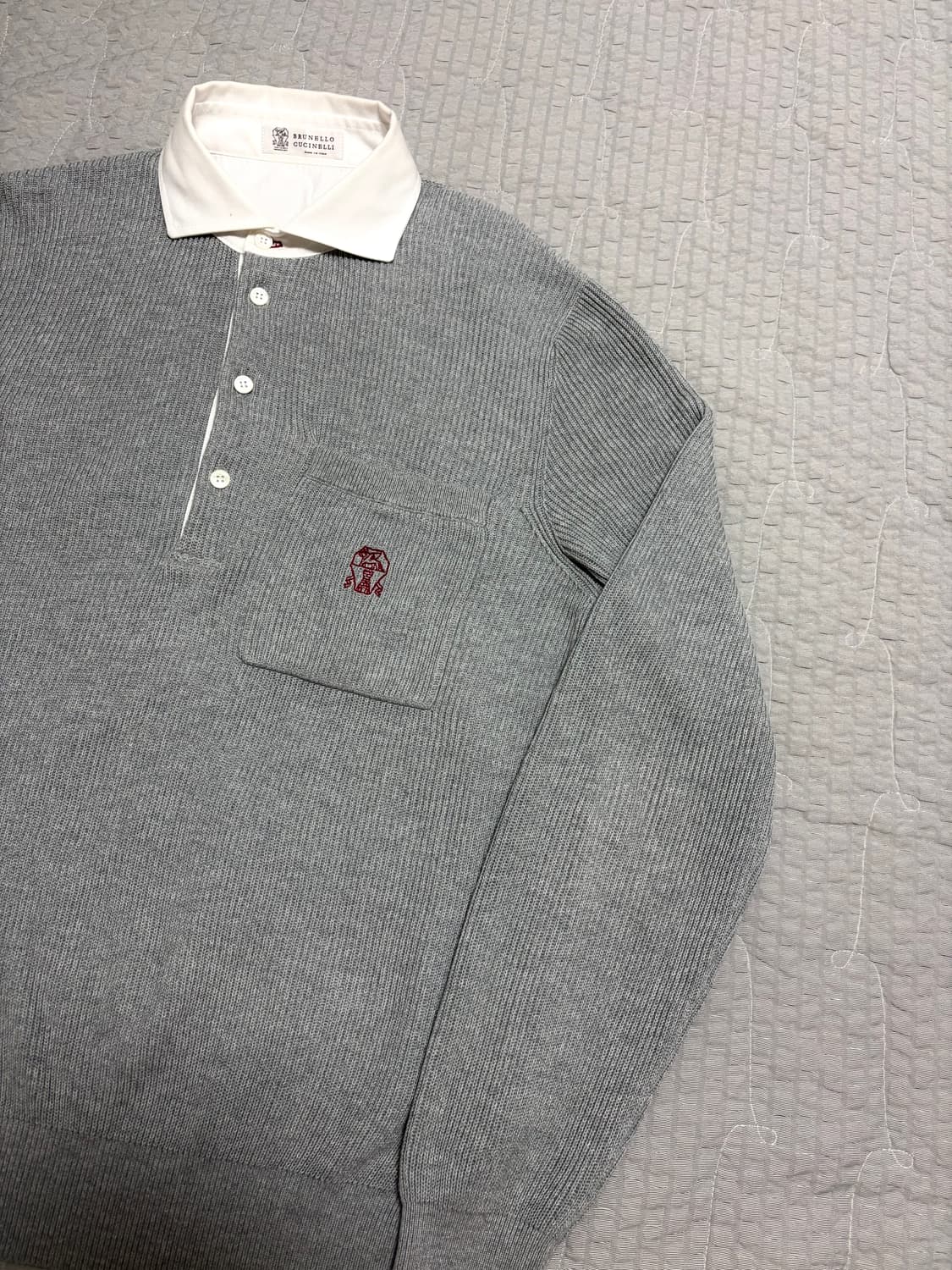 브루넬로쿠치넬리 카라 니트 상품이미지1