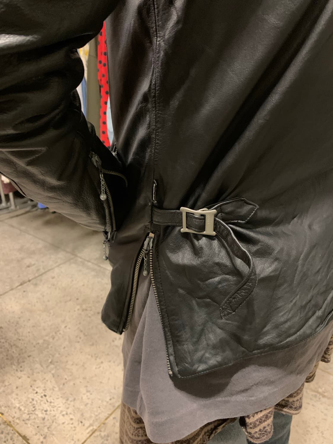 네이버후드 카우 레더 본 패치 자켓 상품이미지7