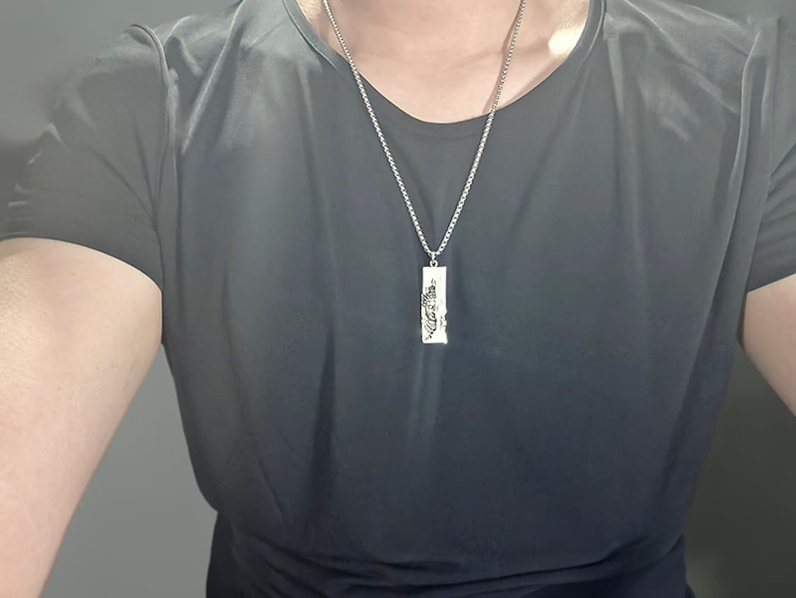 샤카무니 백동 펜던트 엔틱 부처님 석가모니 불교 남자 목걸이 상품이미지7