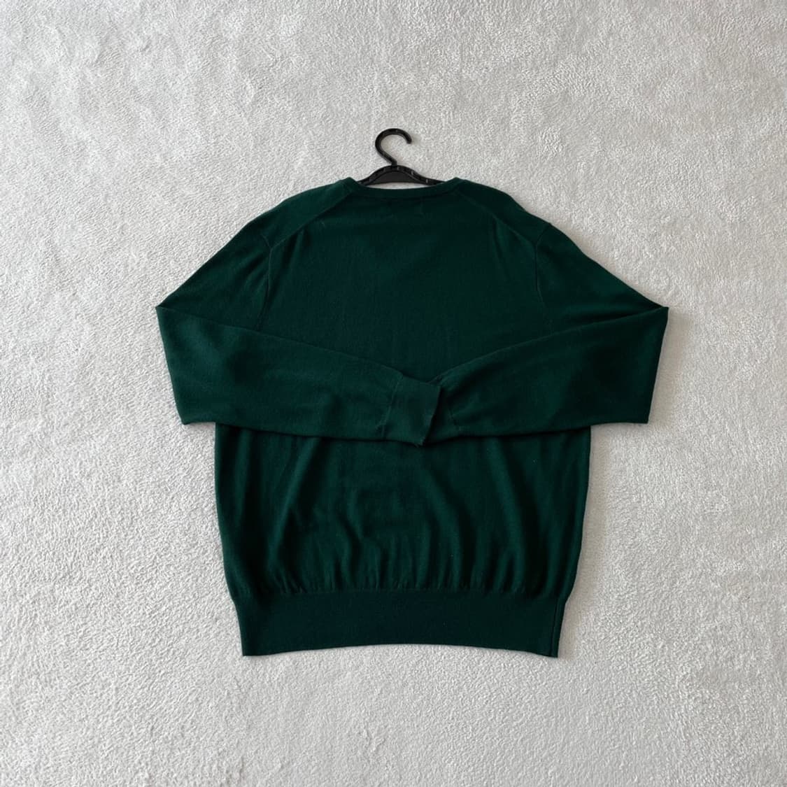 L 폴로 신형 워셔블메리노울 브이넥 니트 그린 상품이미지6