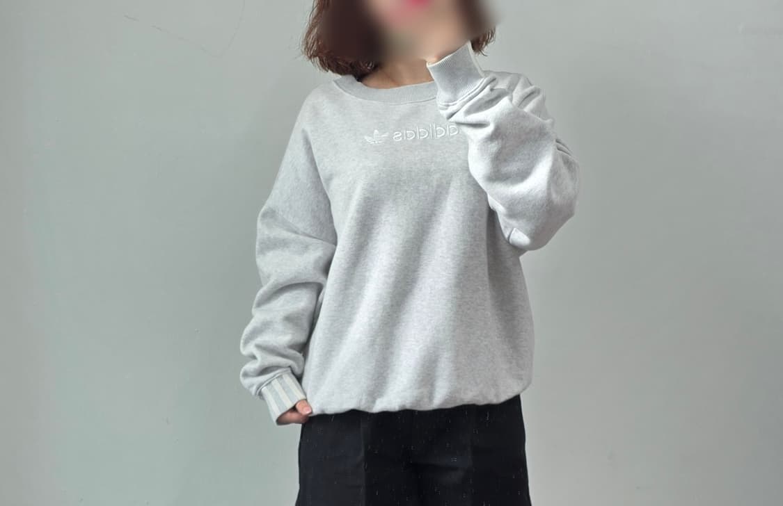 [프립]아디다스 그레이 맨투맨 상품이미지3