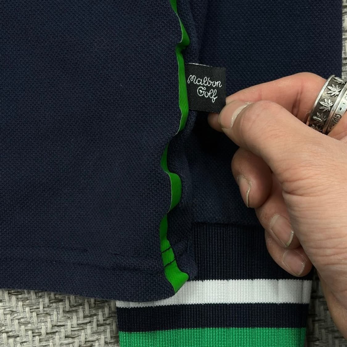 말본골프 자수 카라 롱슬리브 v2066 상품이미지5