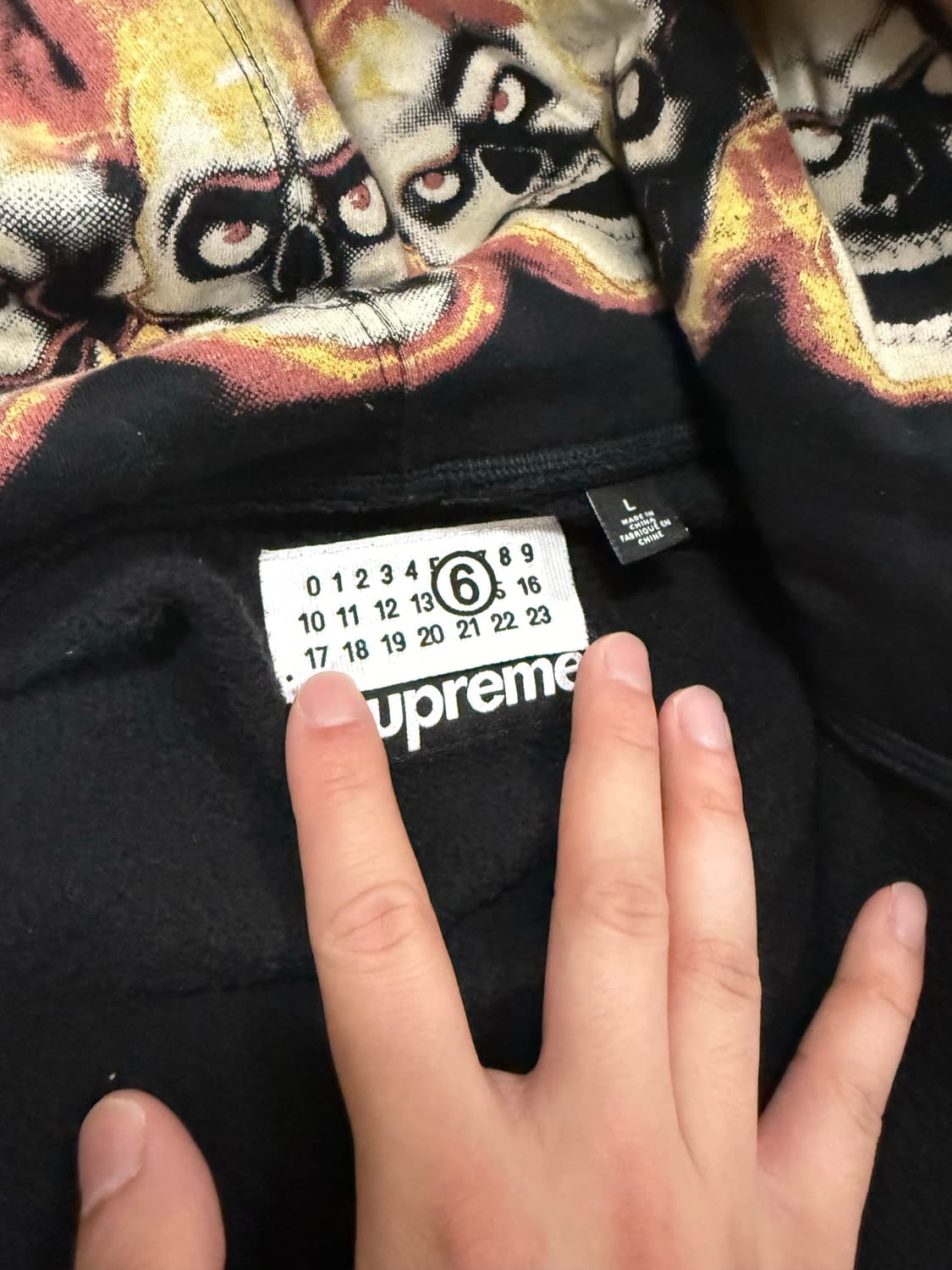 슈프림XMM6 집업 후드 L사이즈 상품이미지2