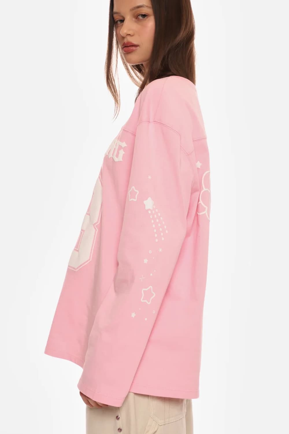 [XS,S,M]샌디리앙 26ss PRINCETON 티셔츠/핑크 상품이미지3