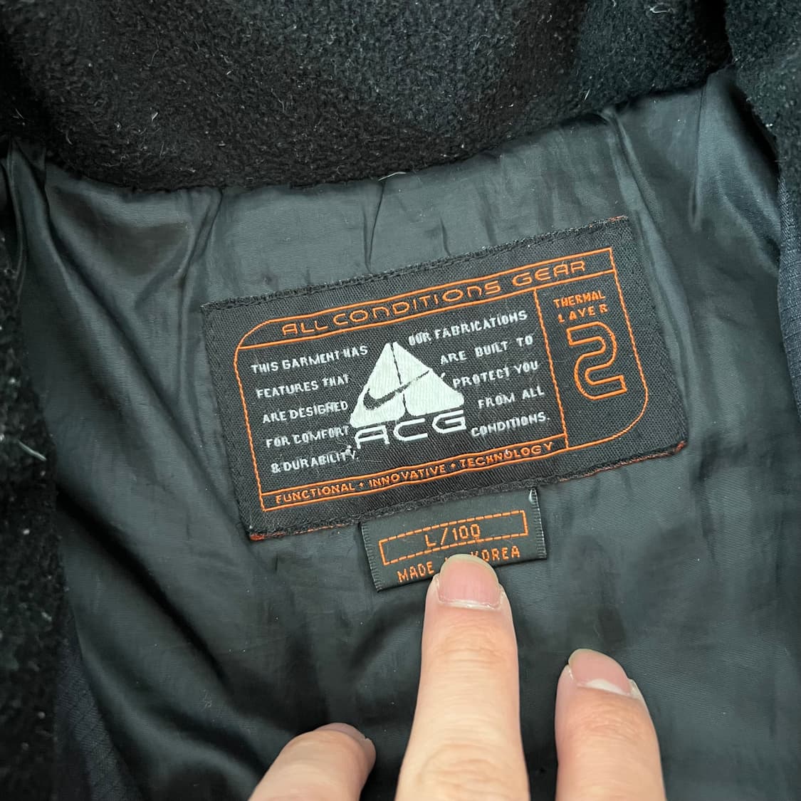 나이키 ACG 블랙 립스탑 푸퍼 패딩점퍼 자켓 상품이미지4