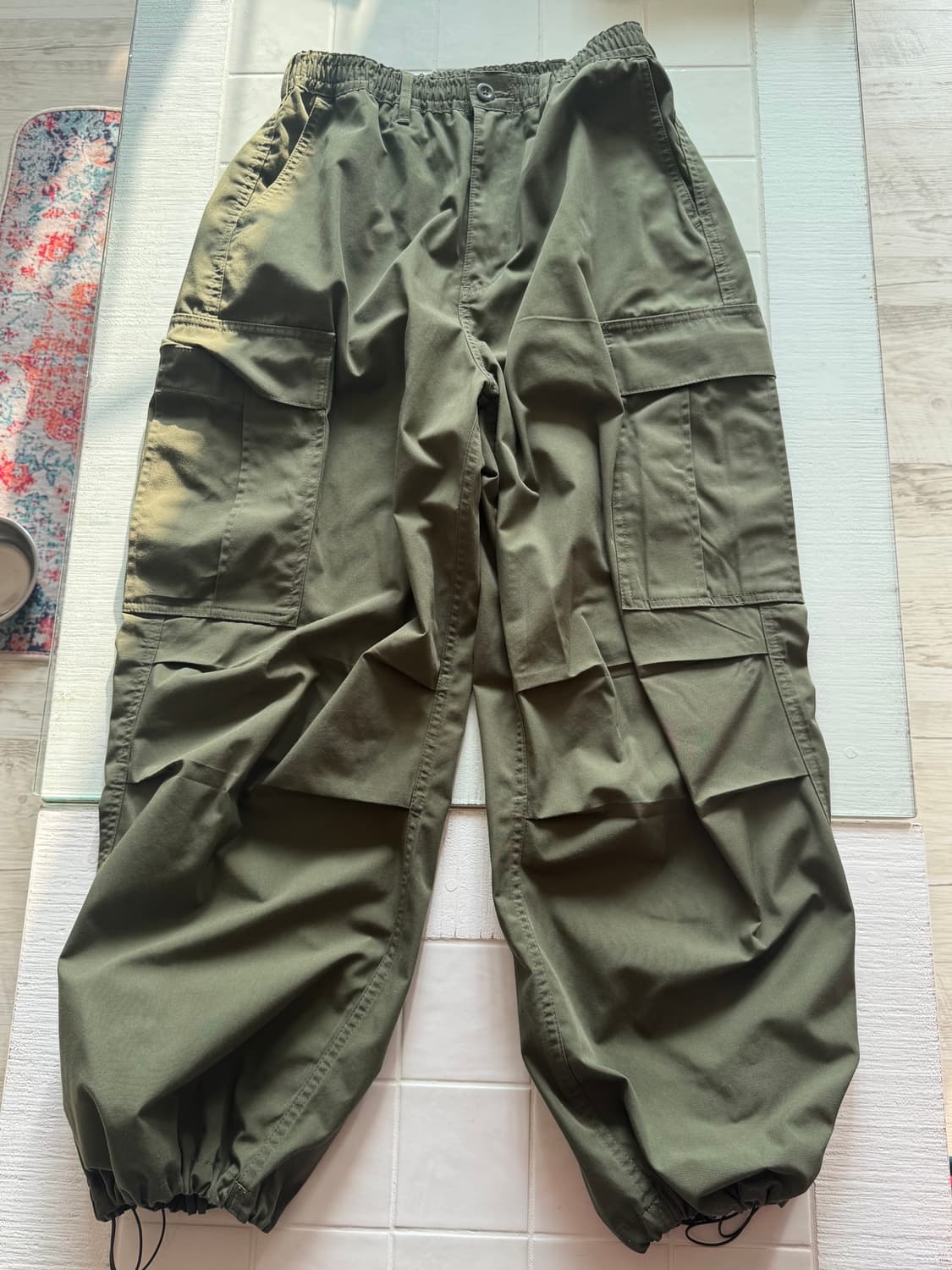 GU 슈퍼 와이드 카고 팬츠 상품이미지1