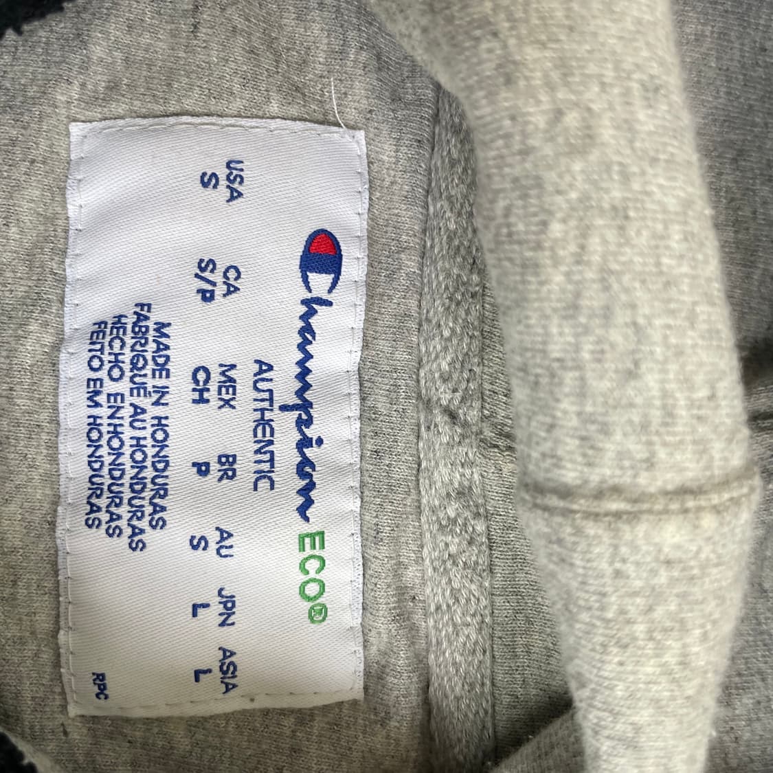 챔피온 블랙 스몰로고 베이직 기모 후드티 상품이미지4