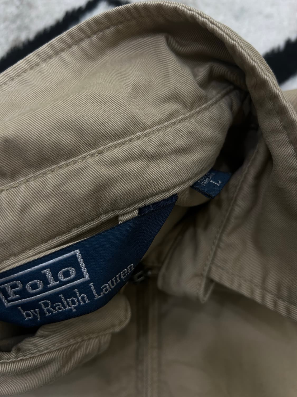 [L]폴로랄프로렌 코튼 블루종/베이지 상품이미지6