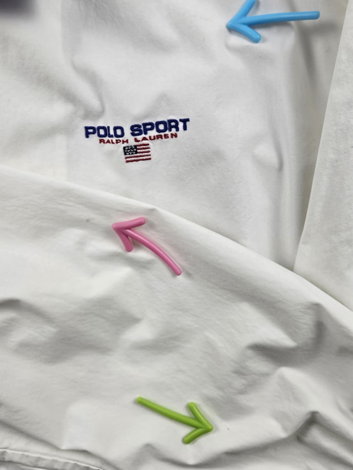 90's 폴로랄프로렌 스포츠 코튼 블루종 자켓 ( L ) / 10609 상품이미지7