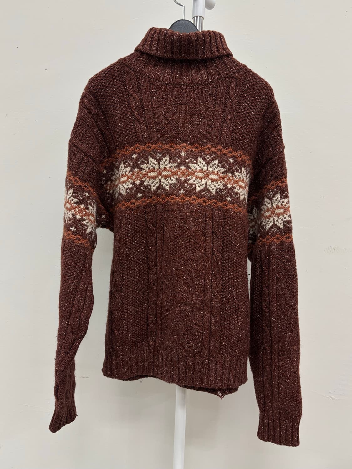 빈티지 노르딕 울 니트 스웨터 상품이미지7