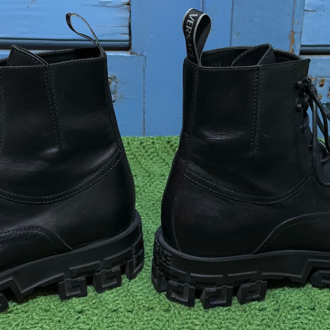 베르사체 그레카 포르티코 레더 부츠 상품이미지9