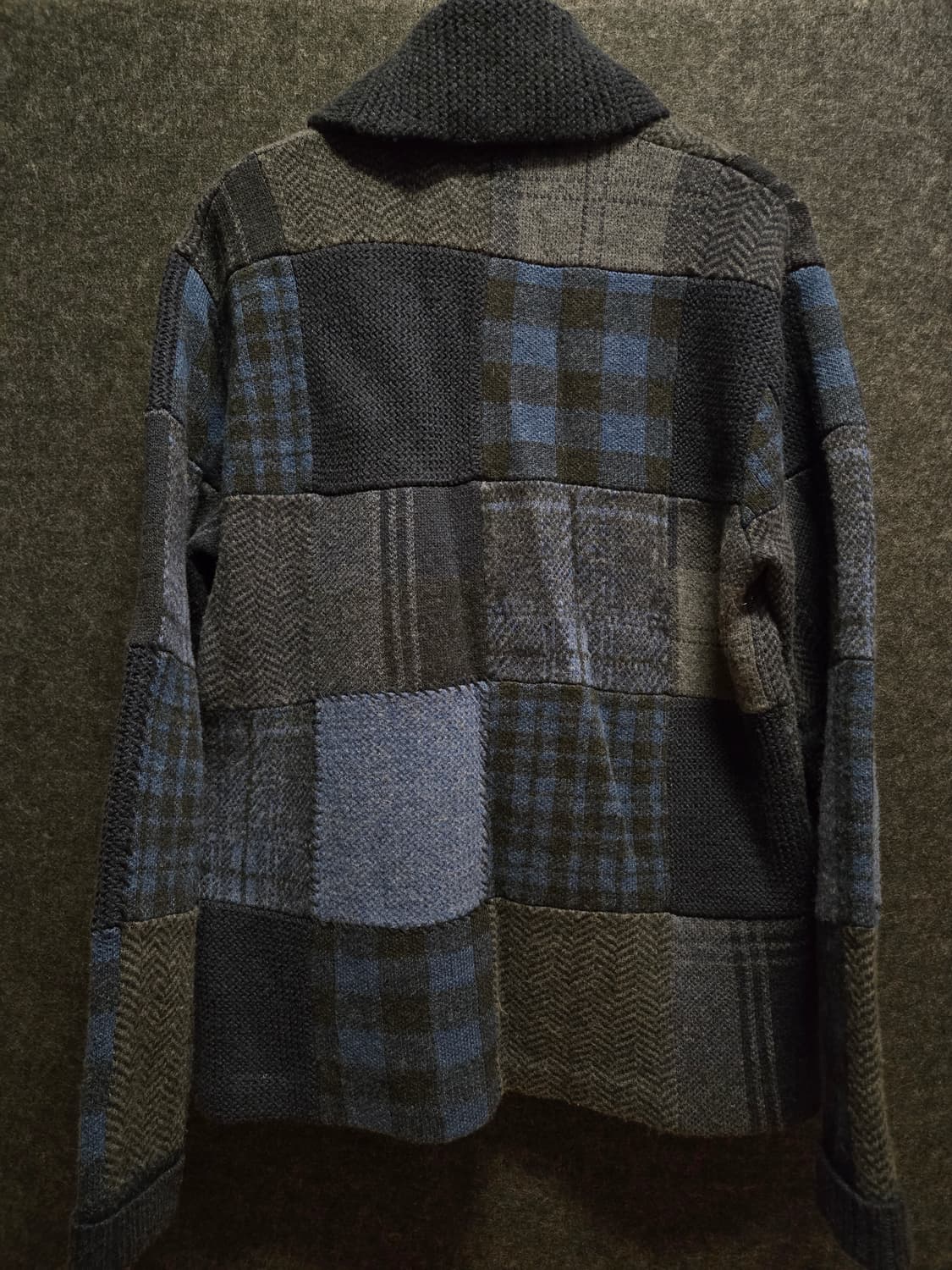 RRL 인디고 패치워크 울 린넨 숄 가디건 상품이미지2