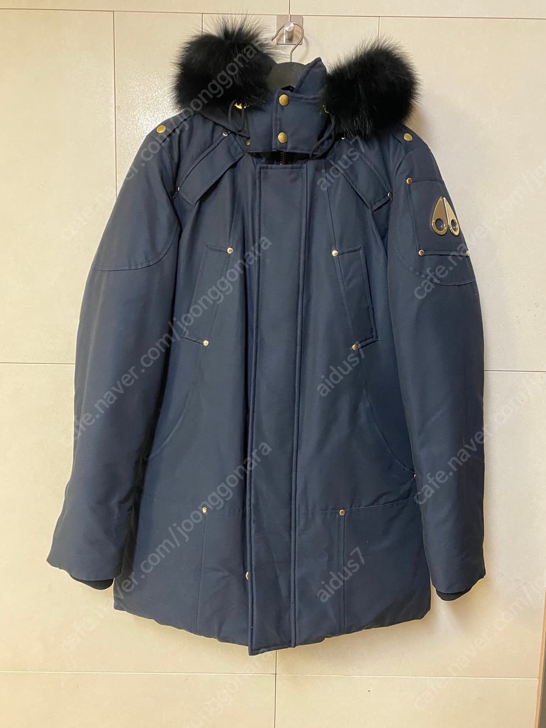 무스너클 골드라인 패딩 상품이미지1