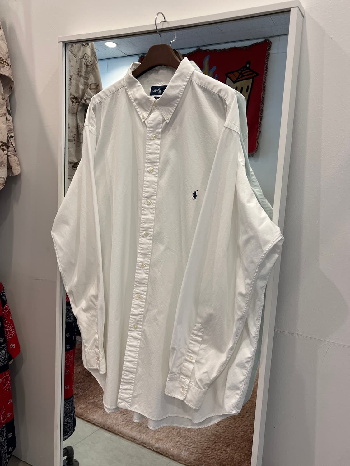 Polo RL 폴로 랄프로렌 CLASSIC FIT 화이트 셔츠 상품이미지1