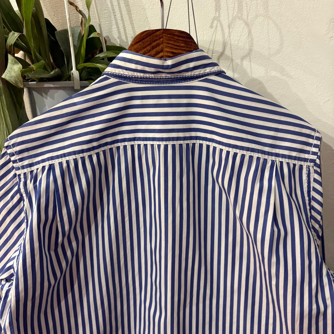 꼼데가르송 옴므 블루 스트라이프 & 화이트 스티치 셔츠 상품이미지7