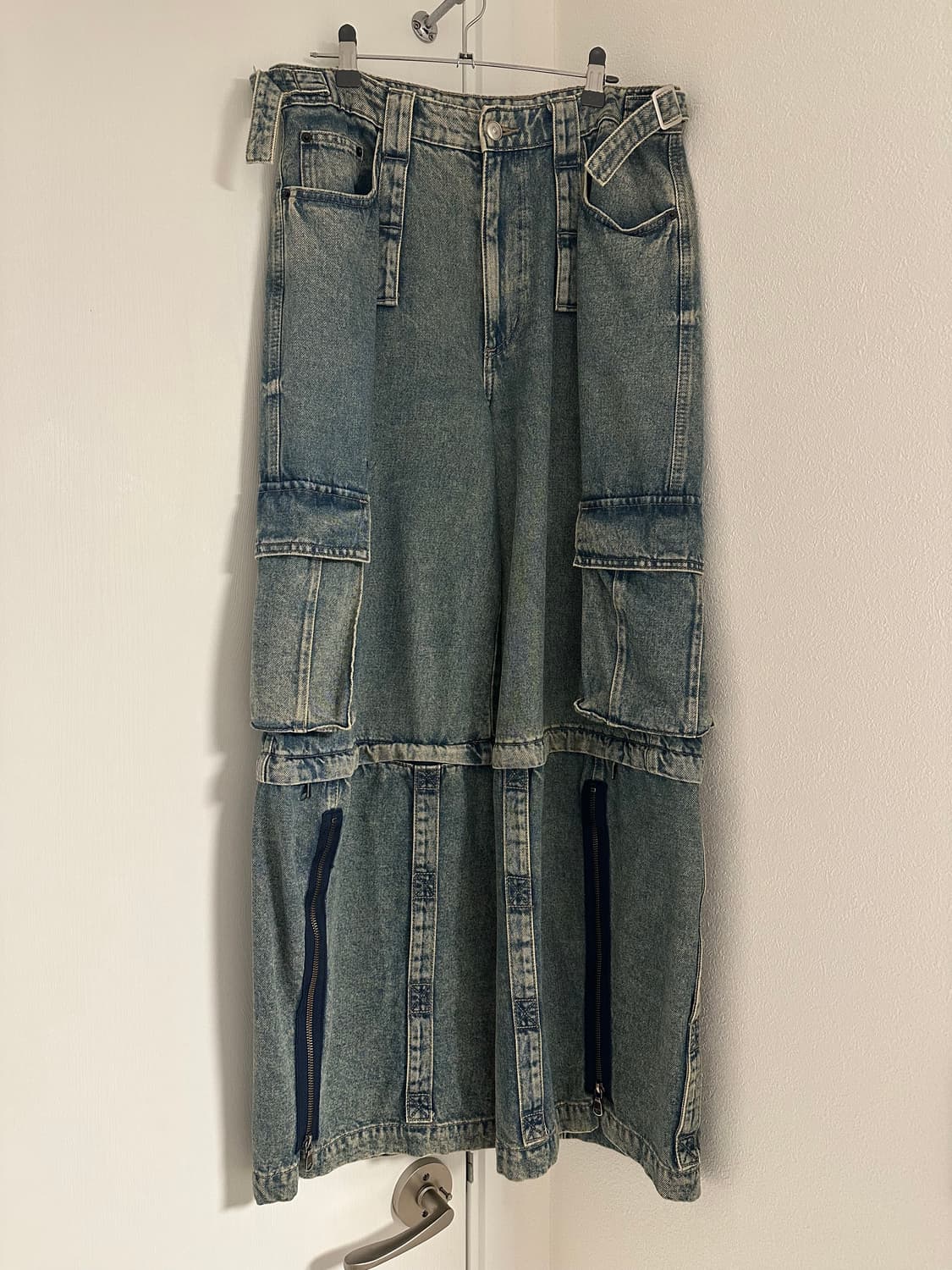 Zara 투웨이 카고 데님 팬츠 32 상품이미지2