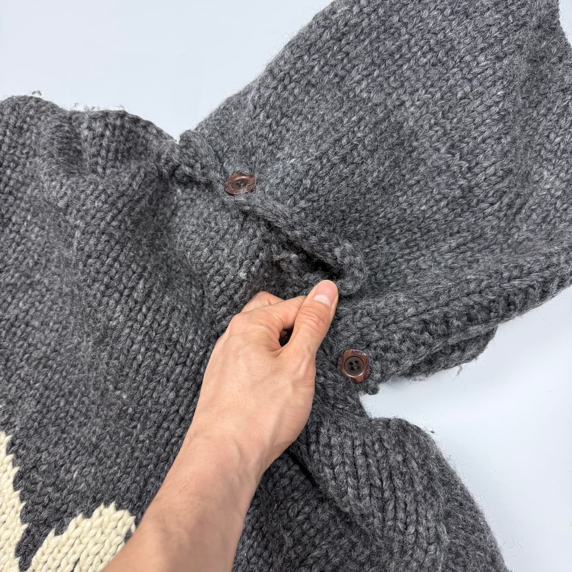 (105) 캐나다 빈티지 코위찬 후드 가디건  상품이미지9