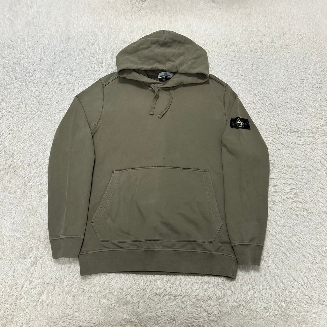 Stone Island khaki hoodie 상품이미지4