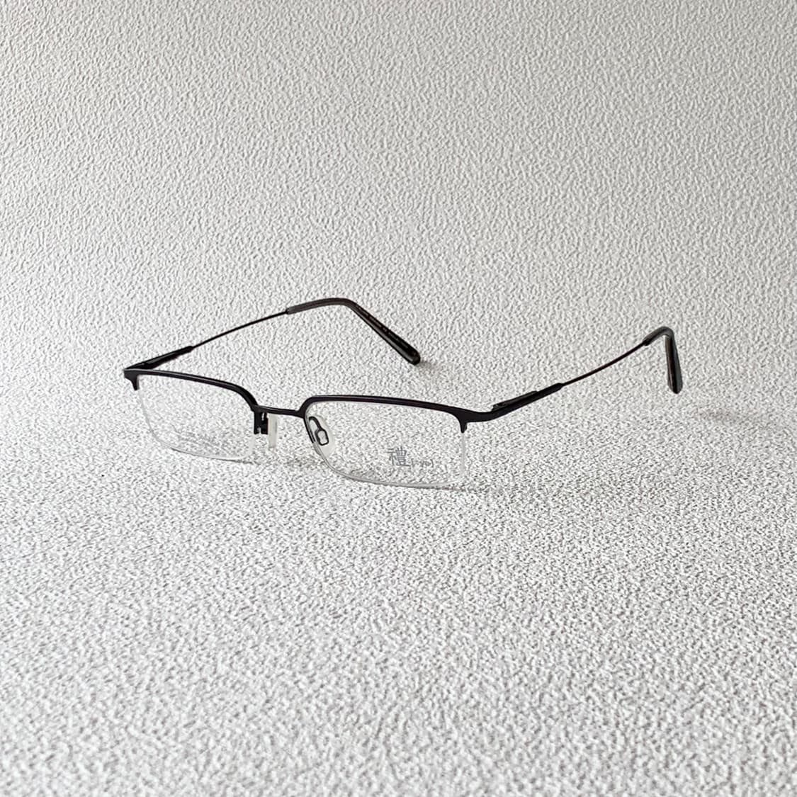 849 데드스탁 빈티지안경 반무테 초경량 스퀘어 프레임 픽키안경 상품이미지6