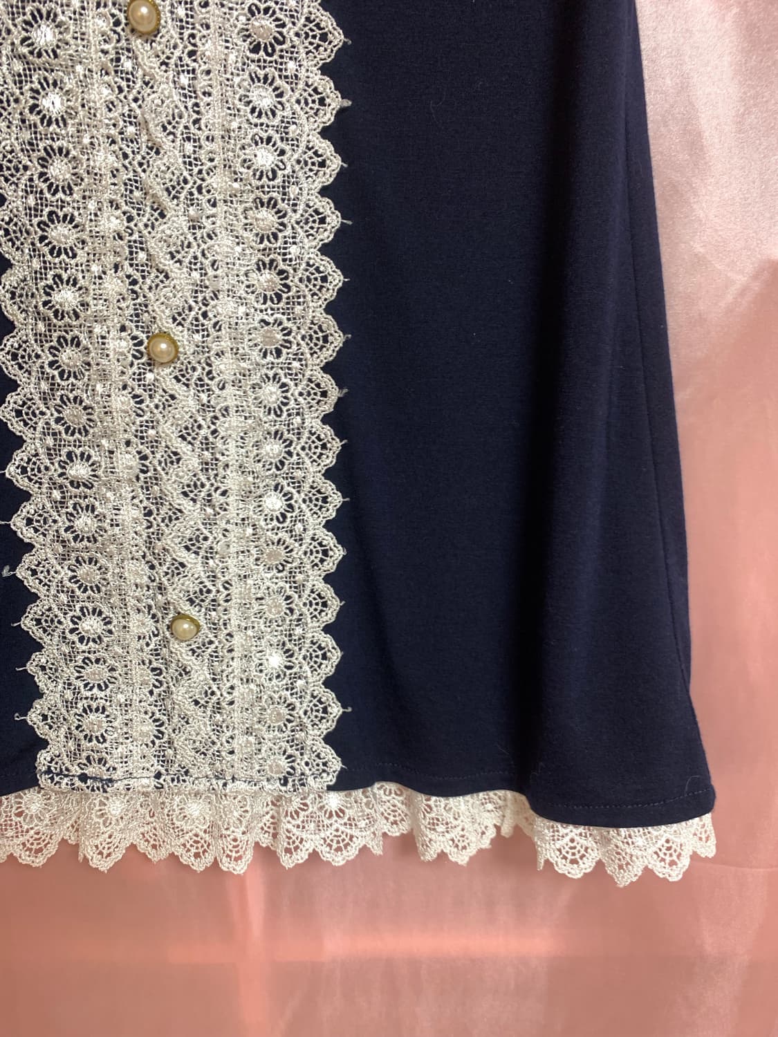 CECIL McBEE 세실맥비 레이스 반팔 티셔츠 갸루 상품이미지5