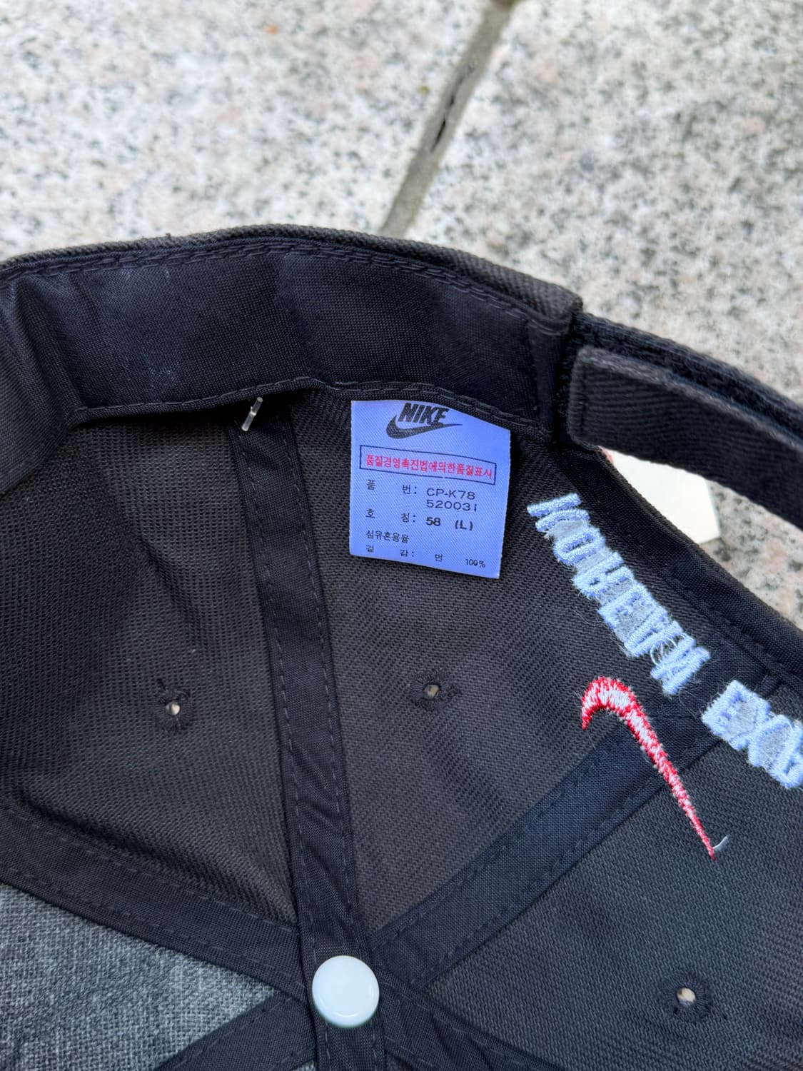 (deadstock) 90s Nike 올드 나이키 6-panel 볼캡 상품이미지7