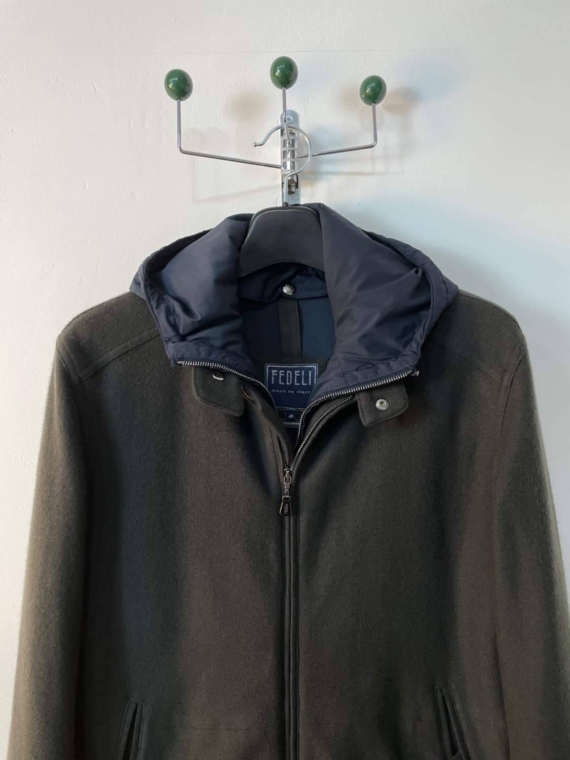 페델리 후드 레이어드 캐시미어 자켓 상품이미지4