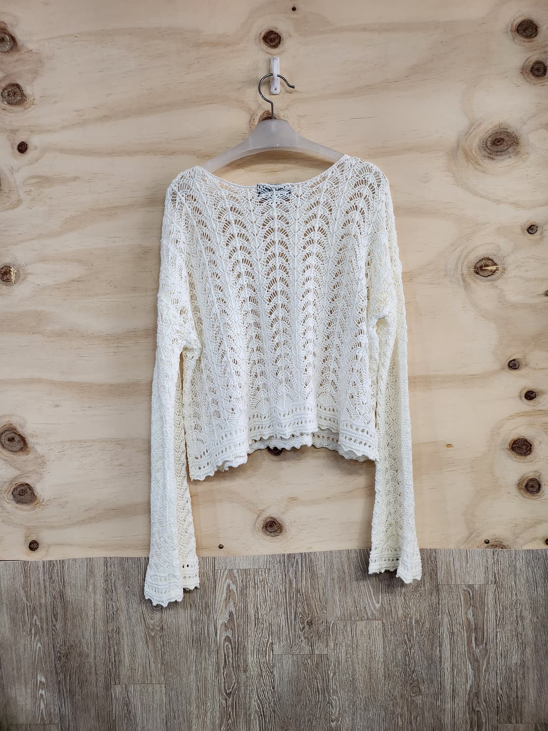 444) 사이다 그물 니트티 상품이미지2