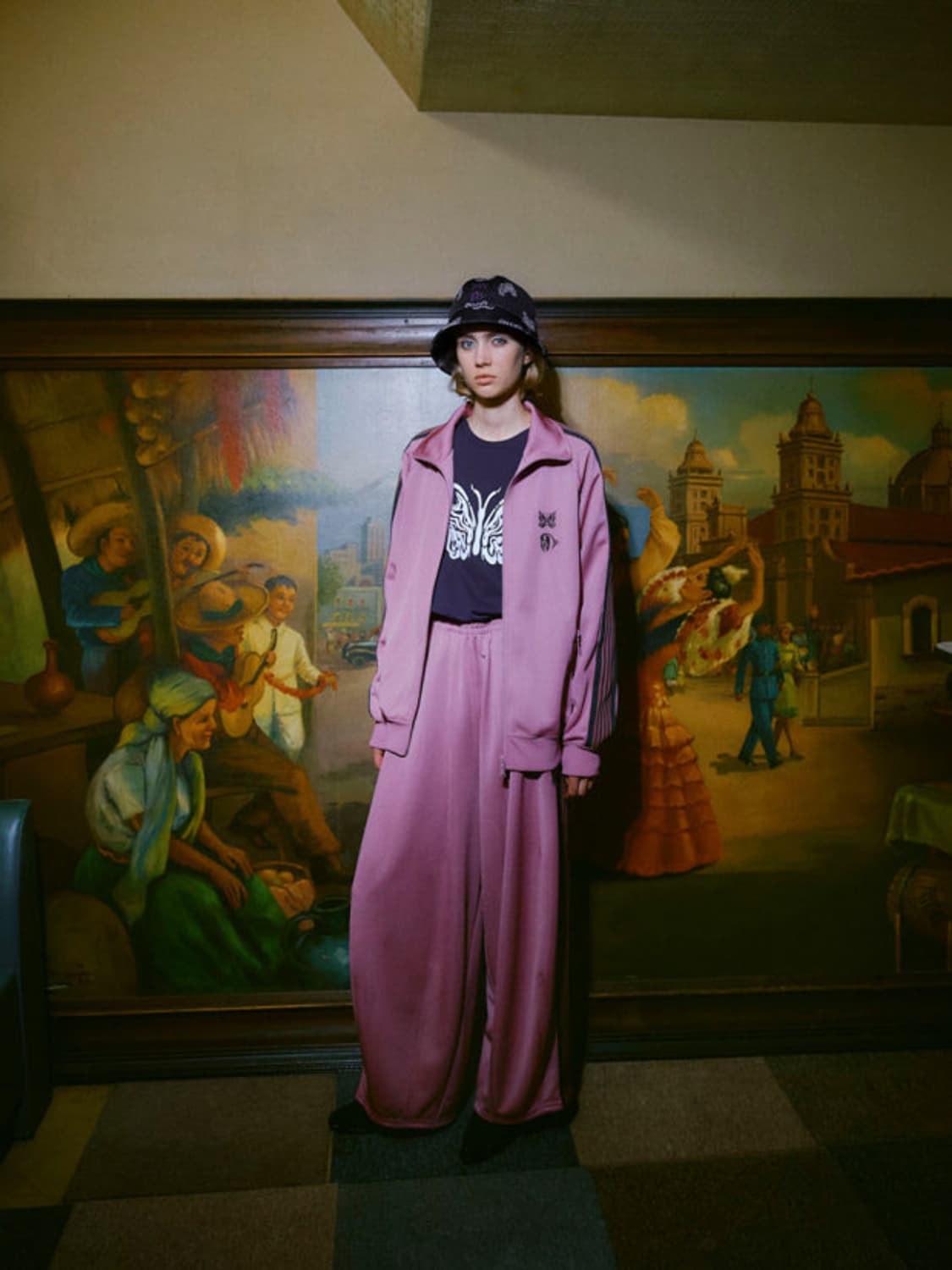 니들스 x 타나카 카에 HD 팬츠 핑크 XS 상품이미지1