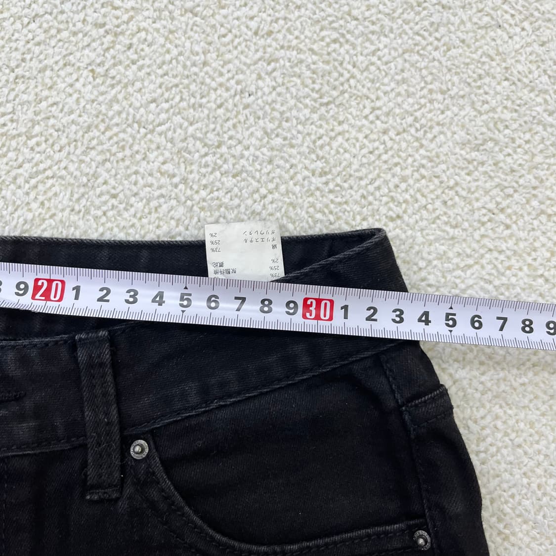 26 게스 여성 흑청 데님 0406M 상품이미지5