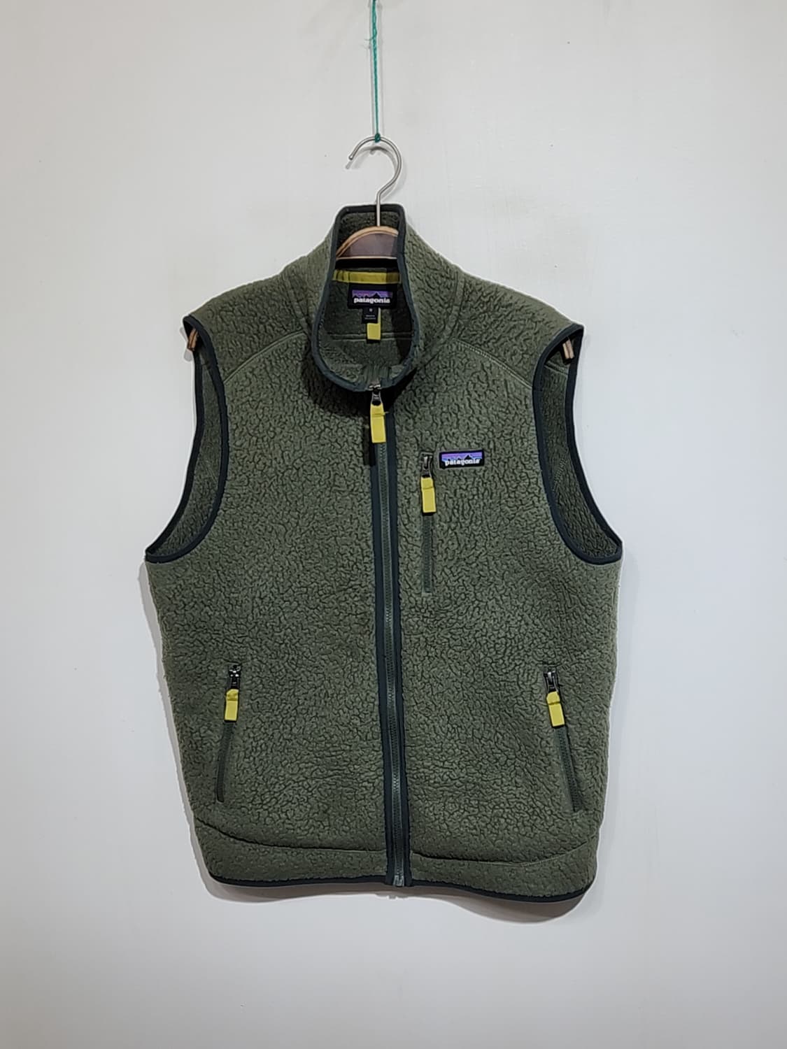 (L) 파타고니아 레트로 플리스 조끼 카키 후리스 베스트  상품이미지1